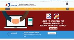 Desktop Screenshot of afacom.org