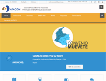 Tablet Screenshot of afacom.org